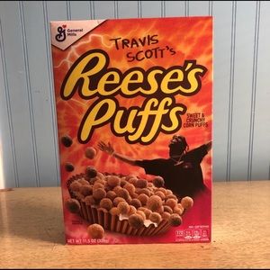 Travis Scott Limited Edition Reese’s Puffs cereal